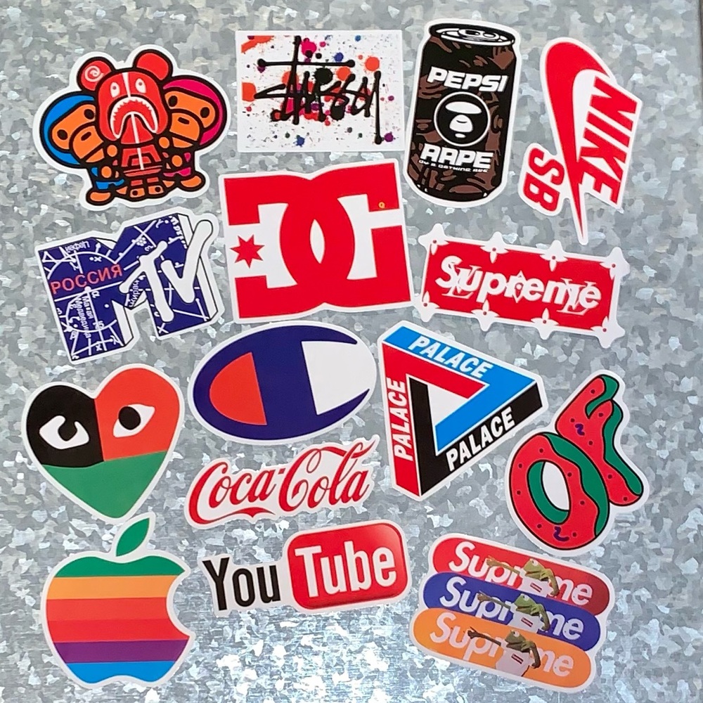 (100 count) Cool Vinyl Skateboard Stickers | Glossy - Picture 6 of 8